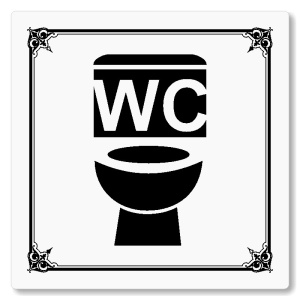 WC, 118x118mm, bílá, Nebraska